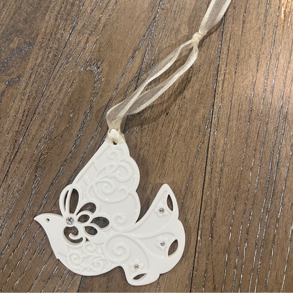 Rare Nostalgia  Flat Porcelain Dove Tree Ornament John Hinde - Ireland - Picture 2 of 5